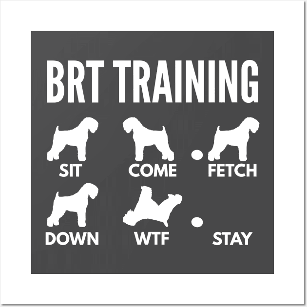 BRT Training Black Russian Terrier Dog Tricks Wall Art by DoggyStyles